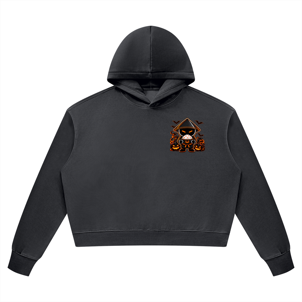 CHINOGANG WOMENS WASHED HOODIE - HALLOWEEN EDITION