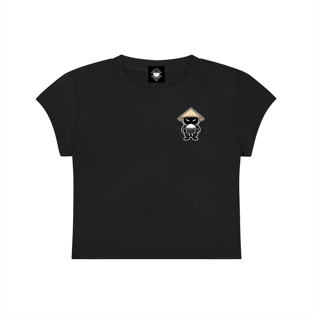 CHINO.S1K WOMENS SLIM-FIT CROP TEE - DIM SUM SWAG