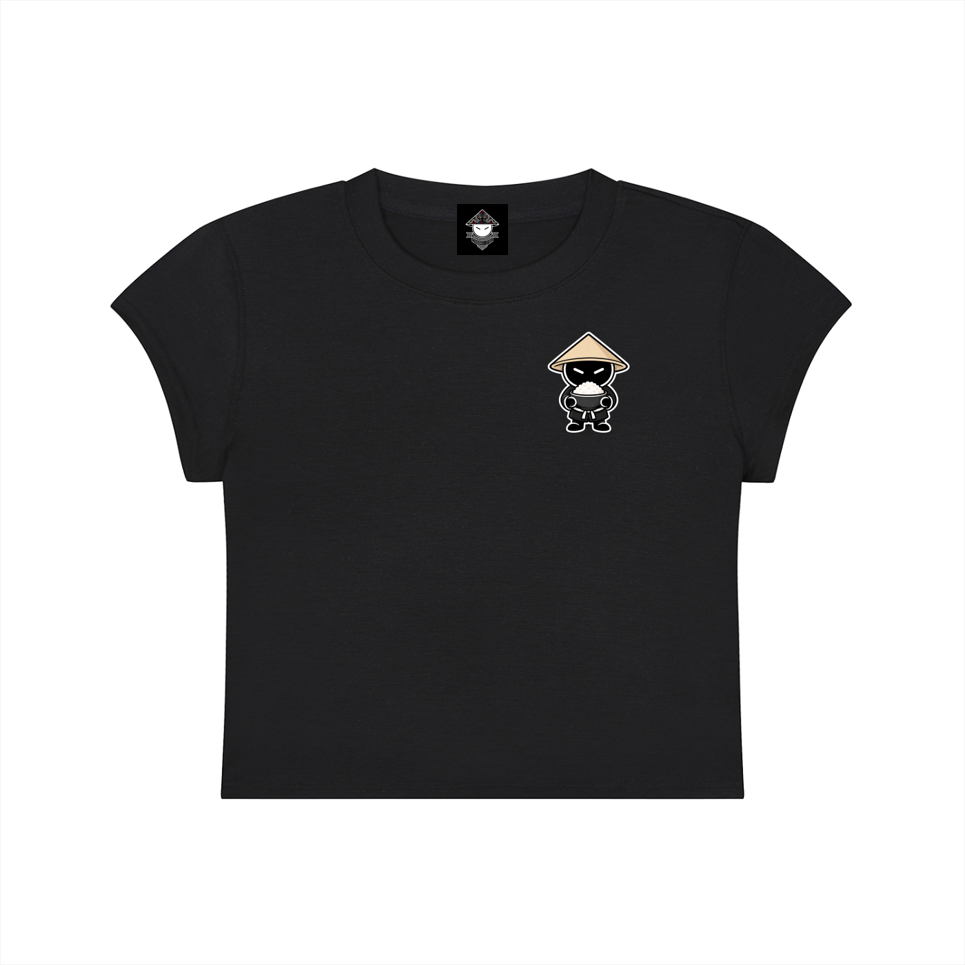 CHINO.S1K WOMENS SLIM-FIT CROP TEE - DIM SUM SWAG