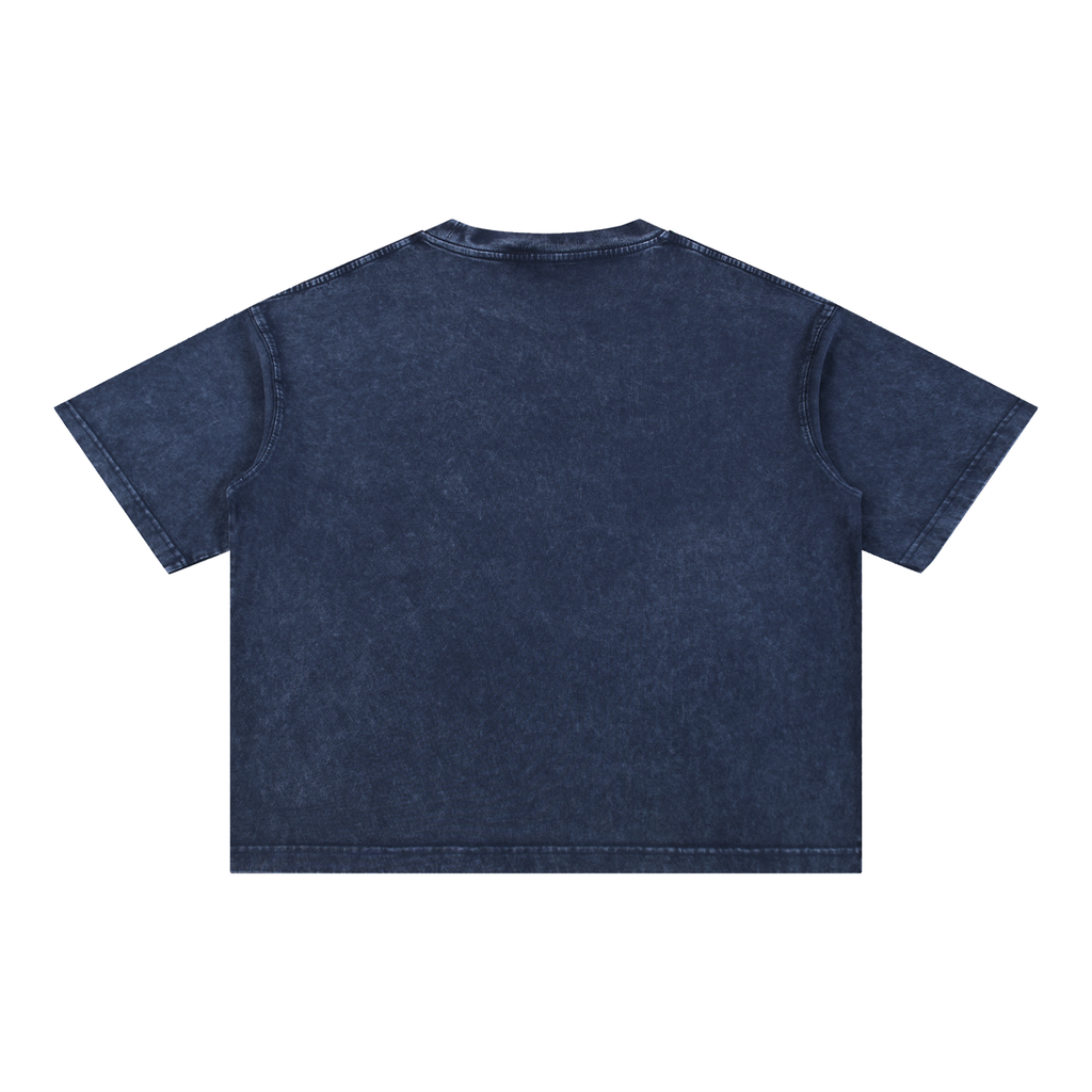 CHINOGANG  EMBRIODERED WASHED TEE