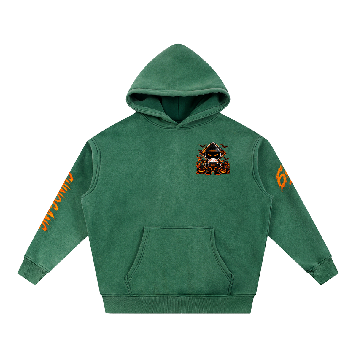 CHINOGANG WASHED OVERSIZED HOODIE - HALLOWEEN EDITION