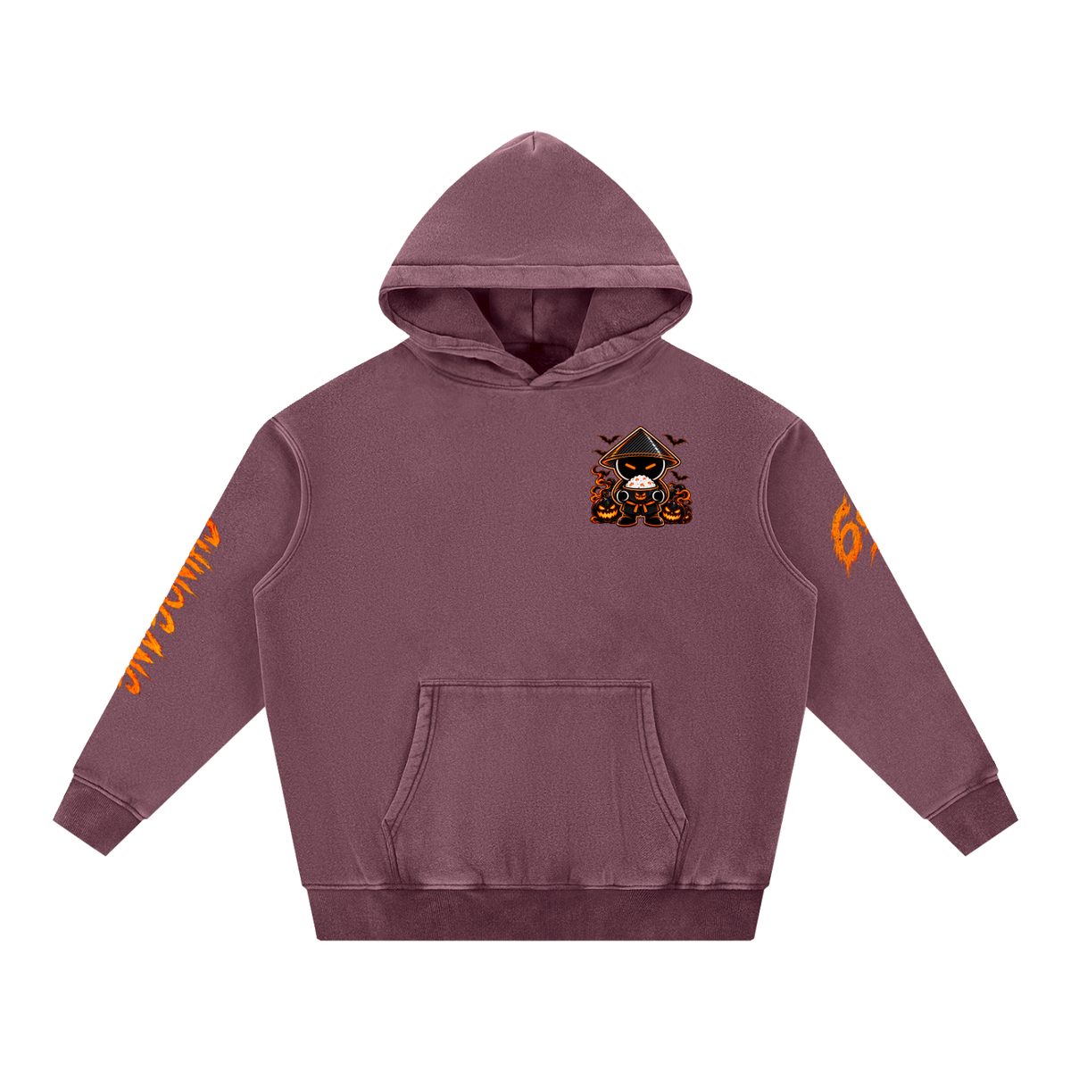 CHINOGANG WASHED OVERSIZED HOODIE - HALLOWEEN EDITION