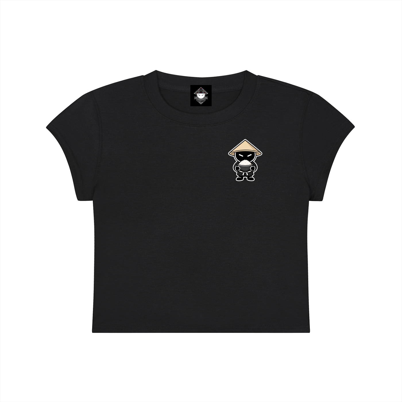 CHINO.S1K WOMENS SLIM-FIT CROP TEE - DIM SUM GANG