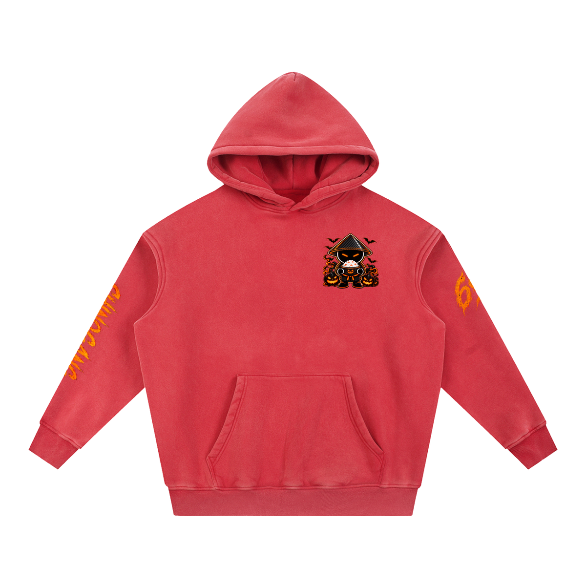 CHINOGANG WASHED OVERSIZED HOODIE - HALLOWEEN EDITION