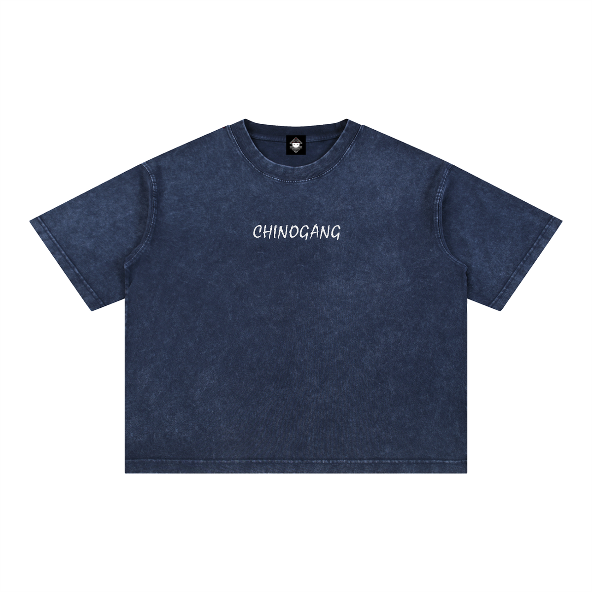 CHINOGANG  EMBRIODERED WASHED TEE