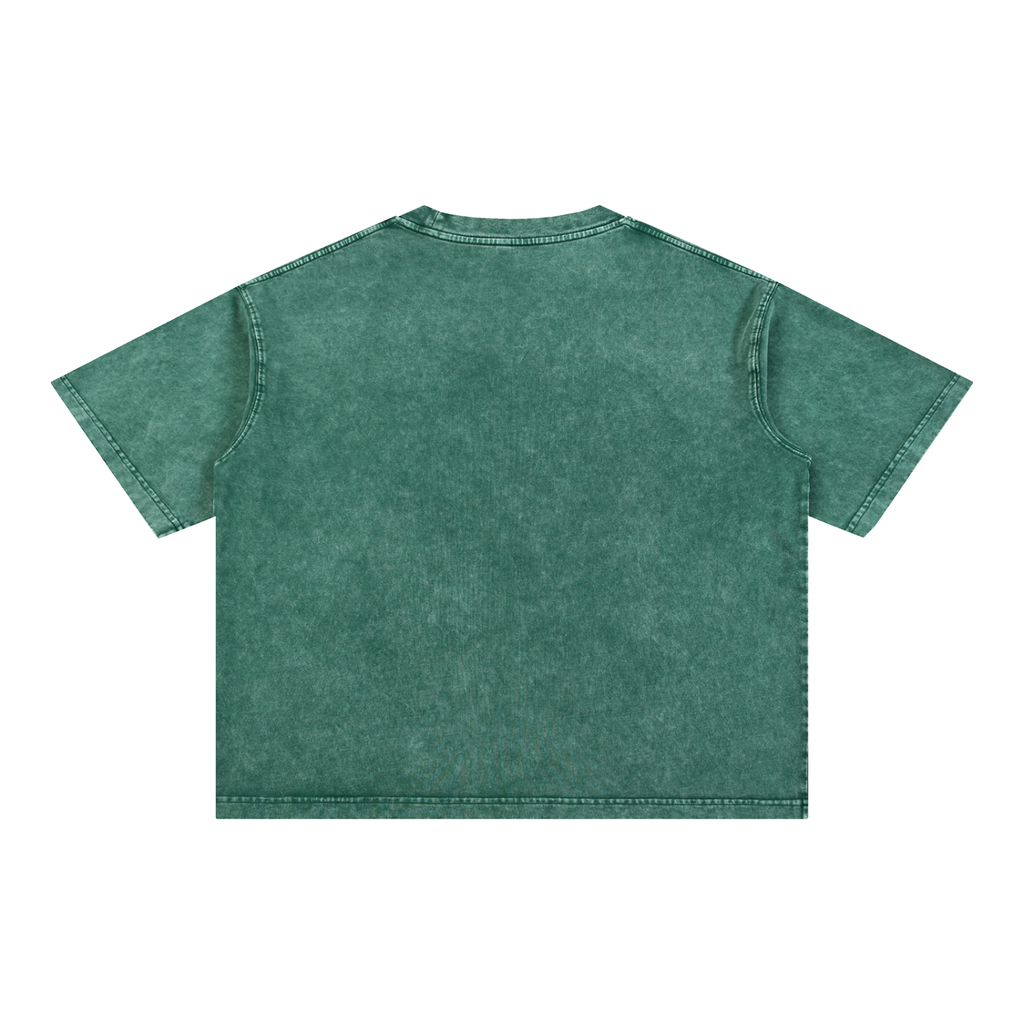 CHINOGANG  EMBRIODERED WASHED TEE