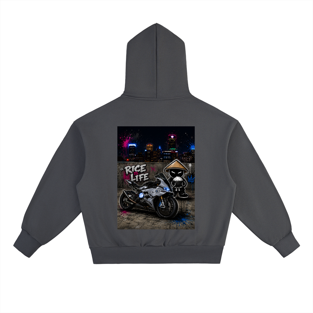 CHINO.S1K RICE IS LIFE HOODIE