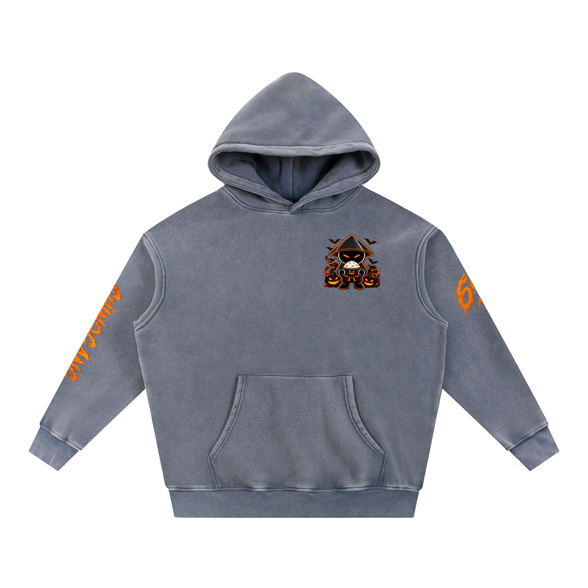CHINOGANG WASHED OVERSIZED HOODIE - HALLOWEEN EDITION