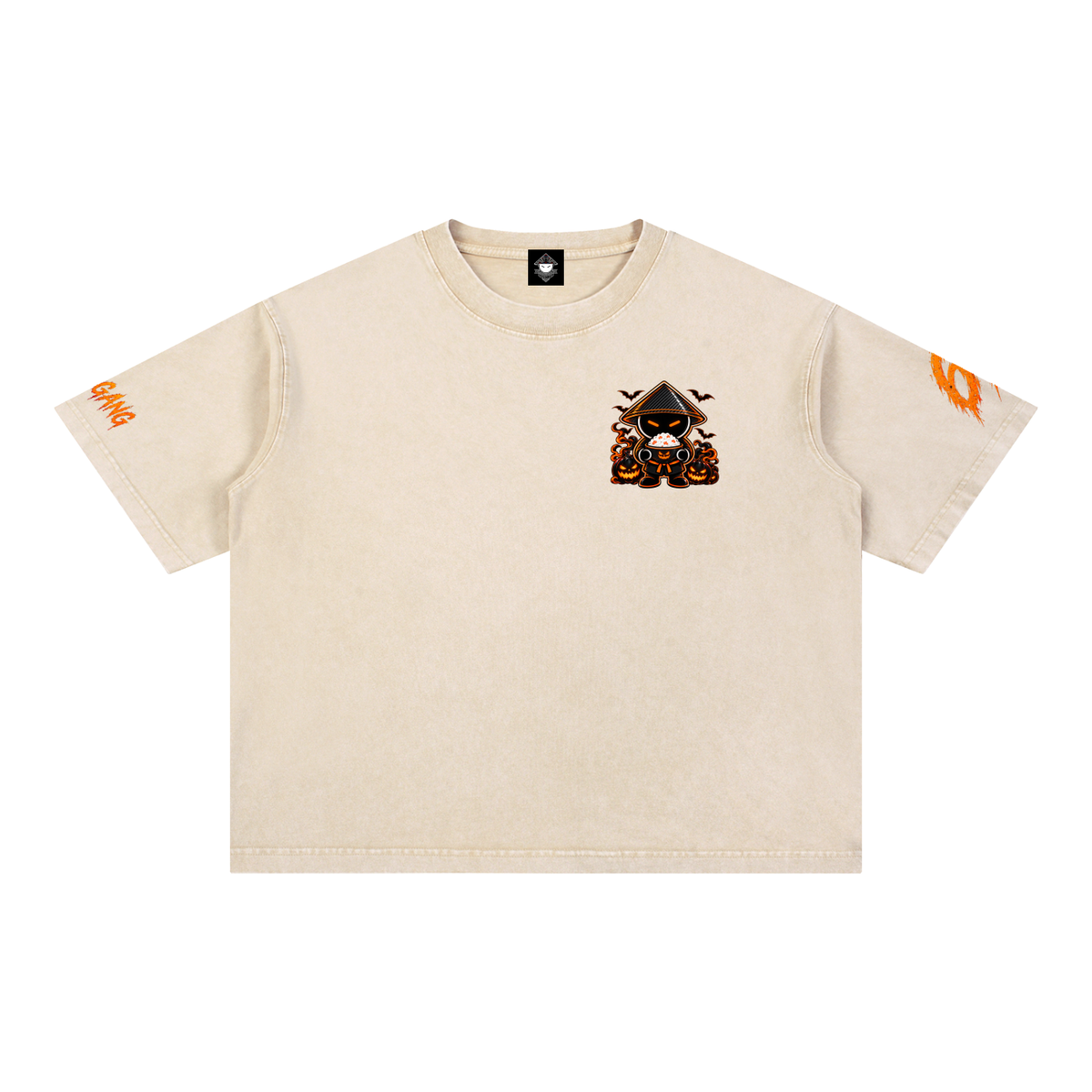 CHINOGANG BOXY WASHED TEE - HALLOWEEN EDITION