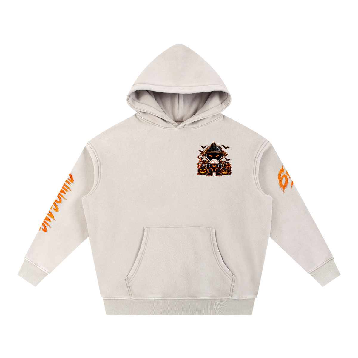 CHINOGANG WASHED OVERSIZED HOODIE - HALLOWEEN EDITION