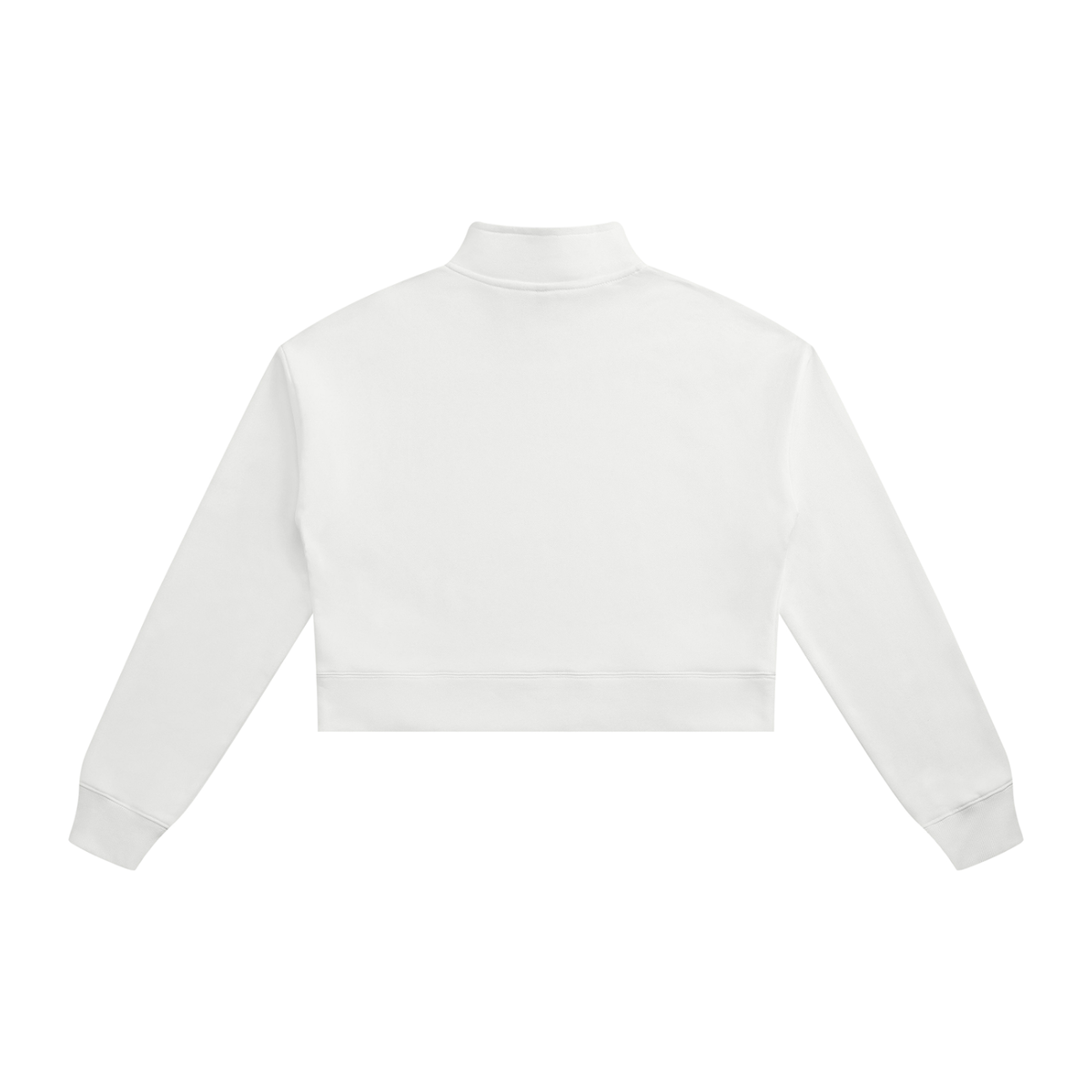 WOMEN’S CHINOGANG CROP QUARTER-ZIP SWEATSHIRT