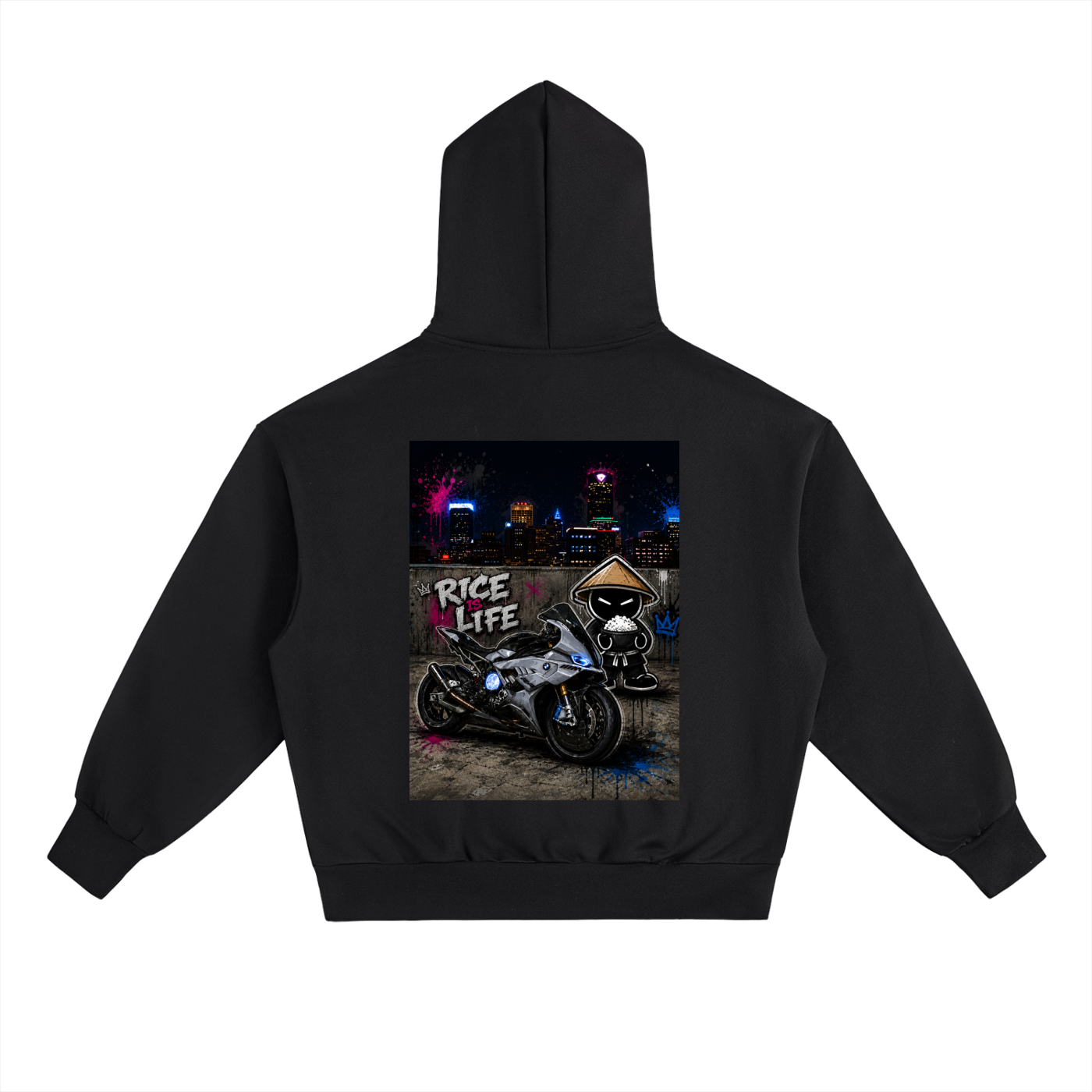 CHINO.S1K RICE IS LIFE HOODIE