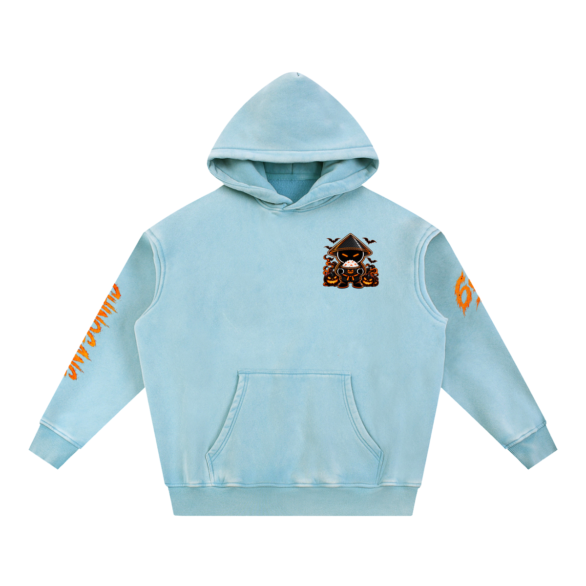 CHINOGANG WASHED OVERSIZED HOODIE - HALLOWEEN EDITION