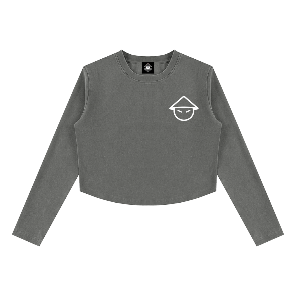 WOMEN'S CHINOGANG WASHED SLIM LONG SLEEVE