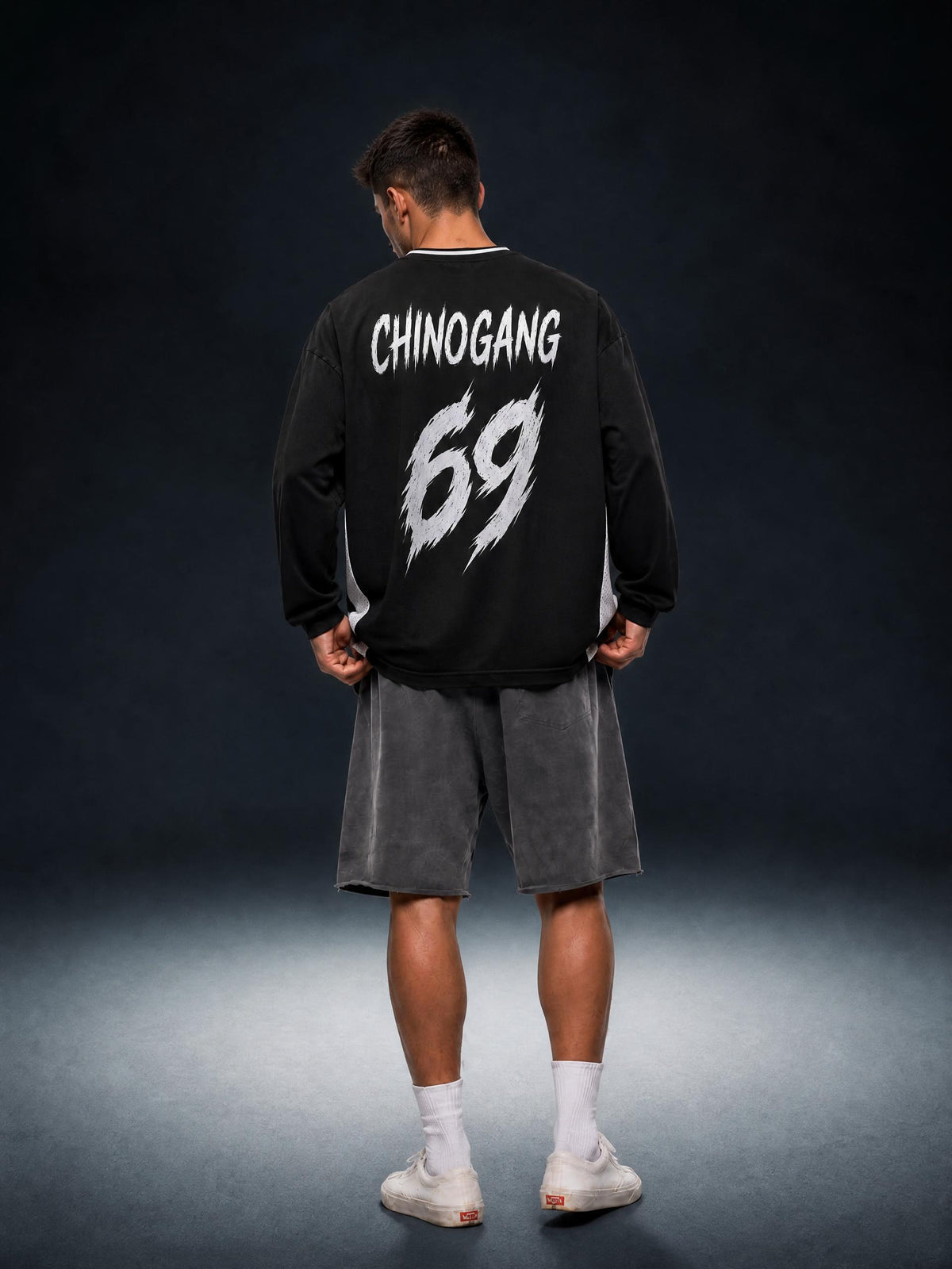 CHINOGANG "BALANCE IN LIFE" V NECK JERSEY