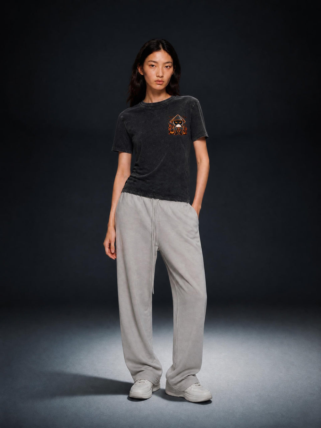CHINOGANG WOMENS WASHED TEE - HALLOWEEN EDITION